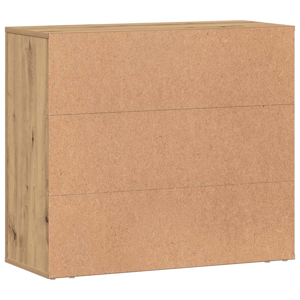 Sideboard Artisian Oak 80x33x70 cm Engineered Wood